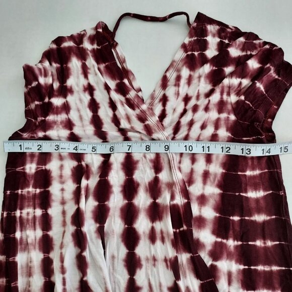 Chaser Double Surplice Tie-Dye Cap Sleeve Tee NWOT - Picture 4 of 8